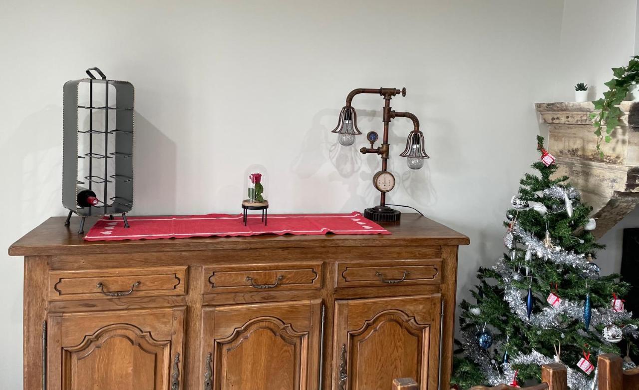 Rouvres-la-Chétive Chez La Rose Luxueuse Cottage Avec Jacuzzi מראה חיצוני תמונה